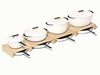 Deluxe Enameled Cast Iron Set Storage - Cream - Ecomm