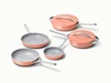Caraway ceramic 7pc fry & sauté set in Perracotta.