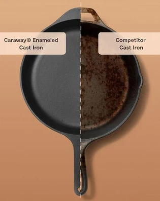 Caraway vs. Competitor - Enameled Cast Iron - mobile