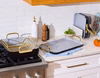 Ceramic Squareware Set - Split Accordion - In Kitchen - Desktop