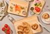 Cutting Board Set - FSC-Certified Wood - Making Lox Bagels