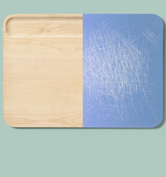Cutting Board Tetris Module - Knife-friendly wood, made without plastics - Desktop