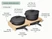 Caraway Charcoal Dutch oven, braiser, grill pan, skillet with storage organizers shown in a labeled size and contents guide.
