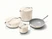 Caraway ceramic cookware+ set in Cream.