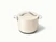 Caraway ceramic petite cooker in Cream with a matching lid.