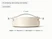 Caraway Cream ceramic rondeau dimensions. length: 15 in; diameter: 12 in; wall height: 5.2 in; capacity: 6 qt.