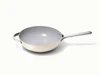 Caraway ceramic stir fry pan in Cream.