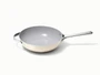 Caraway ceramic stir fry pan in Cream.