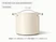 Caraway Cream ceramic stock pot dimensions. length: 13.2 in; diameter: 10.5 in; wall height: 10.5 in; capacity: 12 qt.