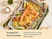 Caraway ceramic baking sheet holding roasted salmon with citrus slices and vegetables.