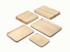 Caraway wooden complete cutting board set in Maple.