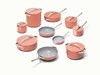 Caraway ceramic cookware, cookware+ & minis duo set in Perracotta.