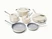 Caraway ceramic cookware & minis set in Cream.