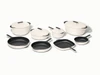 Caraway deluxe enameled cast iron set in Cream.