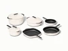 Caraway enameled cast iron & minis set in Cream.