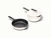Caraway enameled cast iron mini duo in Cream.