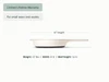 Caraway Cream cast iron 8 inch skillet dimensions. length: 13 in; width: 8 in; wall height: 1.6 in.