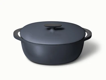 8 qt Enameled Cast Iron Oval Dutch Oven