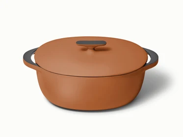 8 qt Enameled Cast Iron Oval Dutch Oven