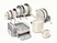 Caraway ceramic full ceramic cookware bundle in Cream.