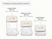 Caraway Cream small containers, medium containers, large container shown in a labeled size and contents guide.