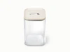 Caraway large glass airtight container in Cream.