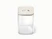 Caraway large glass airtight container in Cream.