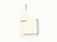 Caraway Cream apron shown flat with adjustable straps and a front pocket.