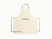 Caraway organic cotton apron in Cream.