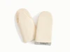 Caraway oven mitts in Cream.