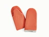 Caraway oven mitts in Perracotta.