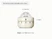 Caraway Cream mechanical kitchen timer dimensions. diameter: 2.3 in; height: 2 in.