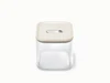 Caraway medium glass airtight container in Cream.