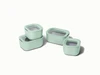 Caraway mini food storage set in pale green.