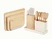 Caraway prep & boards set in Cream.
