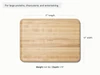 Caraway Maple wooden 17” prep & serve butcher block dimensions. length: 17 in; width: 12 in; depth: 1.75 in.