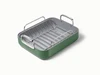 Caraway roasting pan with rack in Sage.