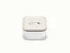 Caraway small glass airtight container in Cream.