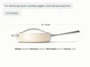 Caraway Cream ceramic small sauté pan dimensions. length: 20 in; diameter: 10.5 in; wall height: 2.5 in; capacity: 3 qt.