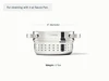 Caraway stainless steel small steamer dimensions. diameter: 8 in.