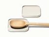 Caraway spoon rest set of 2 in Cream.