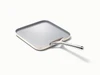 Caraway ceramic square griddle pan in Cream.