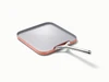 Caraway ceramic square griddle pan in Perracotta.