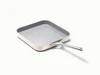 Caraway ceramic square grill pan in Cream.