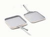 Caraway ceramic square pan duo in Cream.