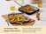 Caraway black square griddle and grill pan with gold-tone handles serving carrots and vegetable skewers.