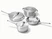 Caraway stainless steel cookware set.