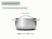 Caraway stainless steel dutch oven dimensions. diameter: 10.5 in; capacity: 6.5 qt.
