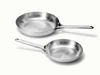 Caraway stainless steel fry pan duo bundle.