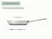 Caraway stainless steel fry pan dimensions. diameter: 10.5 in; capacity: 2.7 qt.